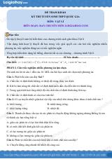 Đề tham khảo thi Vật lí THPT (Đề số 5) - có lời giải chi tiết